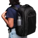 MOCHILA EM POLYESTER 600D COM RODINHA - 35L - PRETA