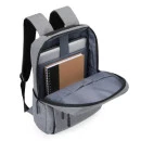 MOCHILA EM POLIÉSTER 300D - MELANGE CINZA - 14L