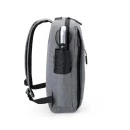 MOCHILA EM POLIÉSTER 300D - MELANGE CINZA - 14L
