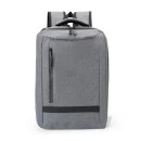 MOCHILA EM POLIÉSTER 300D - MELANGE CINZA - 18L