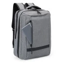 MOCHILA EM POLIÉSTER 300D - MELANGE CINZA - 18L