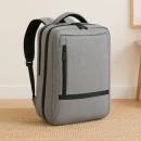 MOCHILA EM POLIÉSTER 300D - MELANGE CINZA - 18L