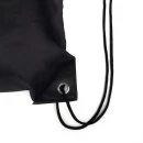 MOCHILA SACOLA EM NYLON 190D - PRETA - 42X32CM