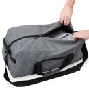 MALA ESPORTIVA EM POLYESTER 300D - MELANGE CINZA - 31L