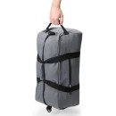 MALA ESPORTIVA EM POLYESTER 300D - MELANGE CINZA - 31L