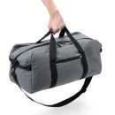 MALA ESPORTIVA EM POLYESTER 300D - MELANGE CINZA - 31L