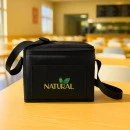 BOLSA TÉRMICA PRETA - 4L - 20X15X16CM -  NÃO IMPERMEÁVEL