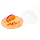 PORTA-QUEIJO EM BAMBU E POLIESTIRENO - 2 PÇS