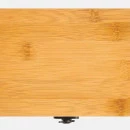 ACESSÓRIOS PARA VINHO COM ESTOJO EM BAMBU - 6 PÇS