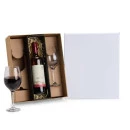 JOGO DE TAÇAS DE VIDRO P /  VINHO 490 ML - 2 PÇS - NÃO ACOMPANHA A GARRAFA